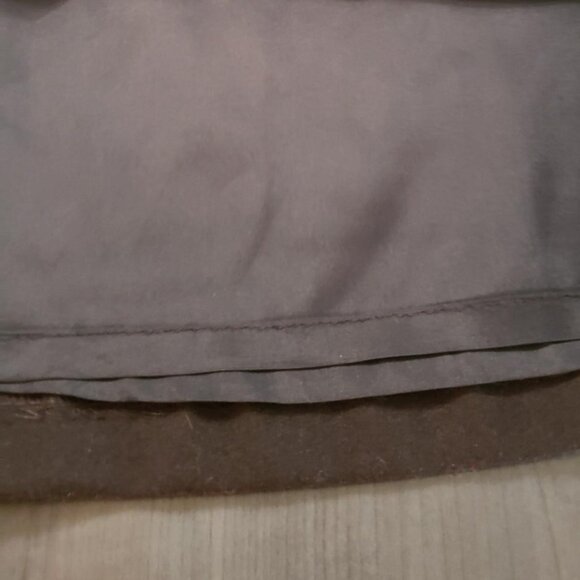 navy blue virgin wool angora mix midi skirt size 14 - Picture 6 of 9